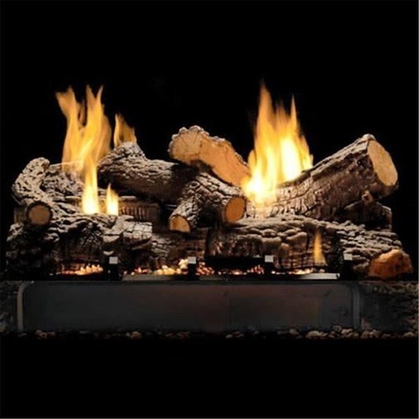 24 in. Multi-Sided Refractory Fire Place Log Set, Mobiliario, Mfr#: MO2559912